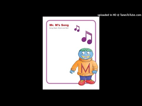 New Letter People - Munching Mouth - Mr M