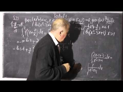 3/3 Lectia 282 - Continuitate Derivabilitate Sisteme liniare Matrici Determinanti Integrale