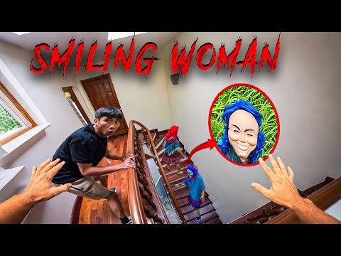 SMILING WOMAN REAL LIFE ESCAPE 30.0 | Horror Parkour Pov Short | Bubbles 3Run