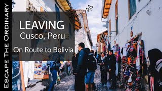 Traveling from Cusco, Peru to La Paz, Bolivia by Bus