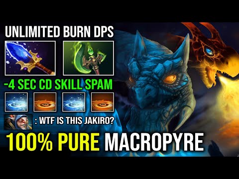 NEW OFFLANE JAKIRO GUIDE 100% Anti Ganker Unlimited Burn DPS 4 Sec CD Skill Spam Dota 2
