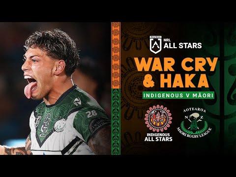 NRL Highlights | NRL All Stars 2025 | Indigenous War Cry & haka | Pre-Match Ceremony