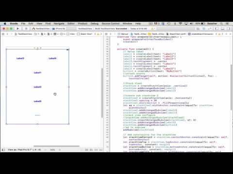 IOS Swift 3 StackView in Code