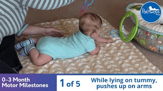 Trẻ 0-3 tháng: Mốc phát triển vận động