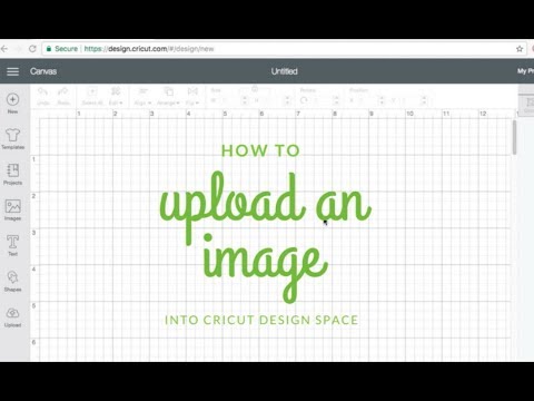 How to Upload an Image into Cricut Design Space