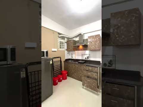 Video thumbnail for A105: Fully furnished 1 BHK Flat for rent in Whitefield | Kots Deux