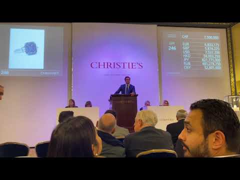 Ten Million Dollar Diamond: 7.03 carat Fancy Deep Blue VVS1 Emerald Cut by MOUSSAIEFF Full Auction