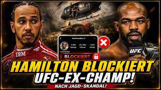 LEWIS HAMILTON BLOCKIERTE JON JONES NACH JAGD-KONTROVERSE | FORMEL 1