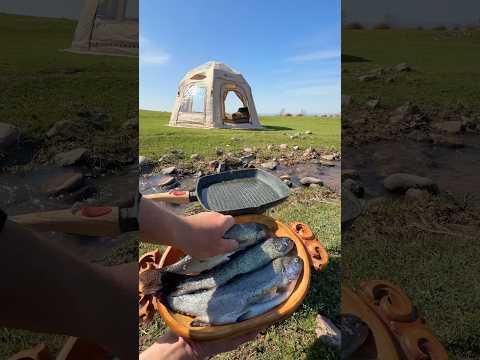 Amazing rest in the mountains 🏔🔥 #camping #cooking #food