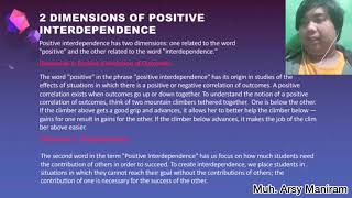 Presentation Skills - Positive Interdependence (Group 8)