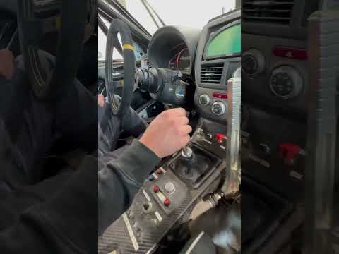 Rally Car Cockpit start procedure #sti #rallycar #wrc #subaru #dirtfish #rally