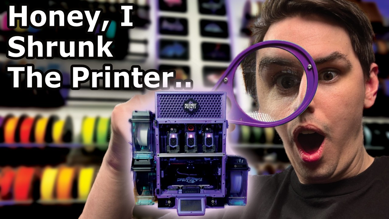 I shrunk one of the coolest 3D printers on the internet