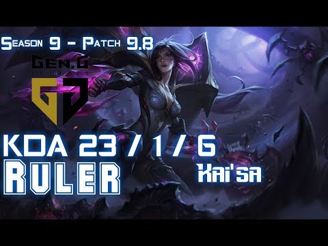 Gen Ruler KAI'SA vs EZREAL ADC - Patch 9.8 KR Ranked