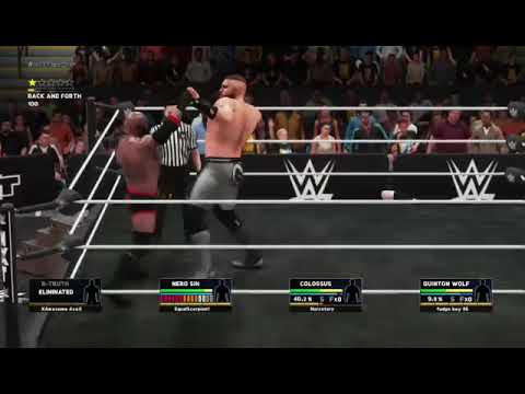 XWE NYR: Quinton Wolf(c)) vs Nero Sin vs Colossus