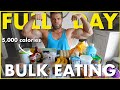 Full Day of Lean Bulk Eating (5000+ Calories!) | Bulk Bros