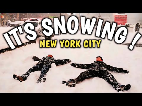 ❄️ NYC Winter Storm LIVE 🌨 Snow Storm Hits New York City LIVE ❄️ Heavy Snowfall Winter Wonderland