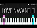Ckay Love Nwantiti Ah Ah Ah TikTok EASY Piano Tutorial