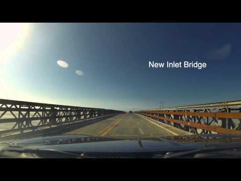 Drive From Nags Head, NC To Avon, NC In 2 Minutes - OBX Timelapse - Hatteras