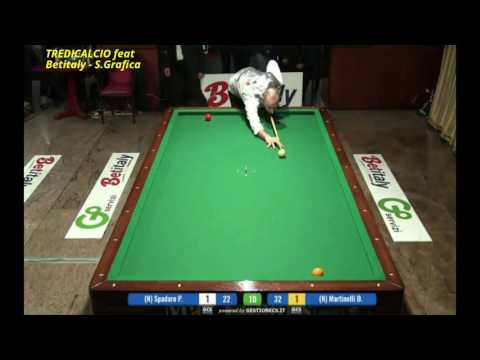 D.MARTINELLI vs SPADARO - 2^PROVA BILIARDO BTP 2016/17 CASERTA