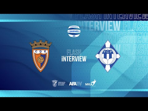 Flash Interview - CD Estarreja x FC Pampilhosa (J13)