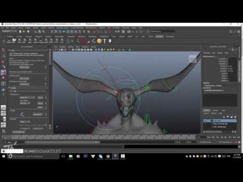 Demon Rig 01 – Free Maya Animation Rig – Truong CG Artist
