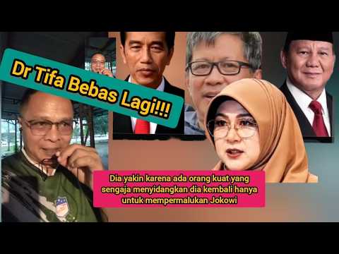 Mengejutkan! Dr Tifa bebas lagi!. Dia dapat bocoran. Elit atur sidang ini untuk permalukan Jokowi 