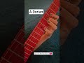 How to Play A Dorian Mode Scale #guitar #guitarist #guitartutorial #guitarcover