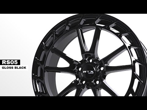 RS05 Gloss Black | RTX Wheels