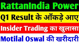 Q1 RESULT के आँकड़े आए 🔴 RATTANINDIA POWER LATEST NEWS 🔴 RATTANINDIA POWER LATEST NEWS TODAY