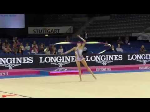 Jazzy Kerber - Ribbon - 2015 World Rhythmic Gymnastics Championships - Qualification
