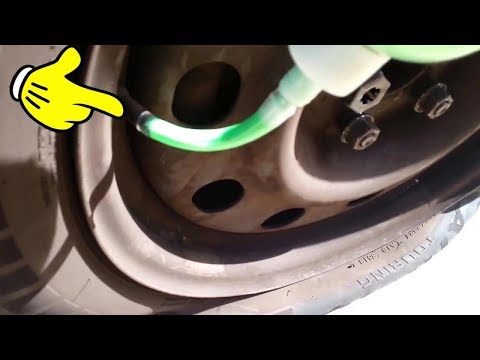 Exactly How To install Slime Sealant in Car Tire to Fix Flat