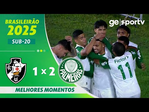 Gols e lances de Vasco da Gama x Palmeiras