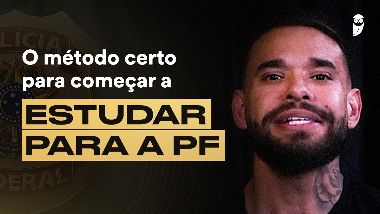 Como estudar para a Polícia Federal em 2026: o método passo a passo!