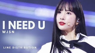 WJSN (COSMIC GIRLS) 우주소녀 - I NEED U (Cover) #KCONinLA || Line Distribution