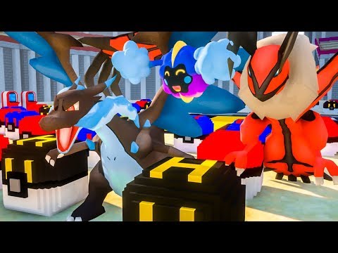 LOS MEJORES LUCKY BLOCKS PIXELMON JUNTOS - LUCKY BLOCK POKEBALL, SUPERBALL Y UTRABALL en MINECRAFT