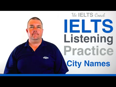 IELTS Listening Practice - Spelling Test - City Names