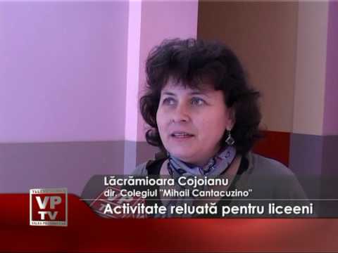 Activitate reluată pentru liceeni