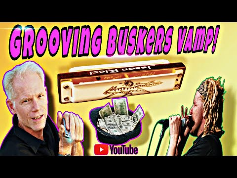 Make 'Em GROOVE! Gussow Style Busking Vamp Lesson. (G Harmonica)