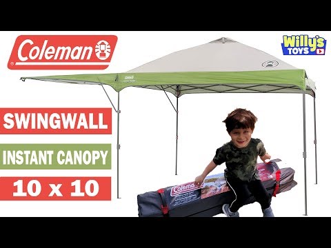 Coleman Swingwall Instant Canopy 10 x 10 Feet - Product Review - Willy's Toys