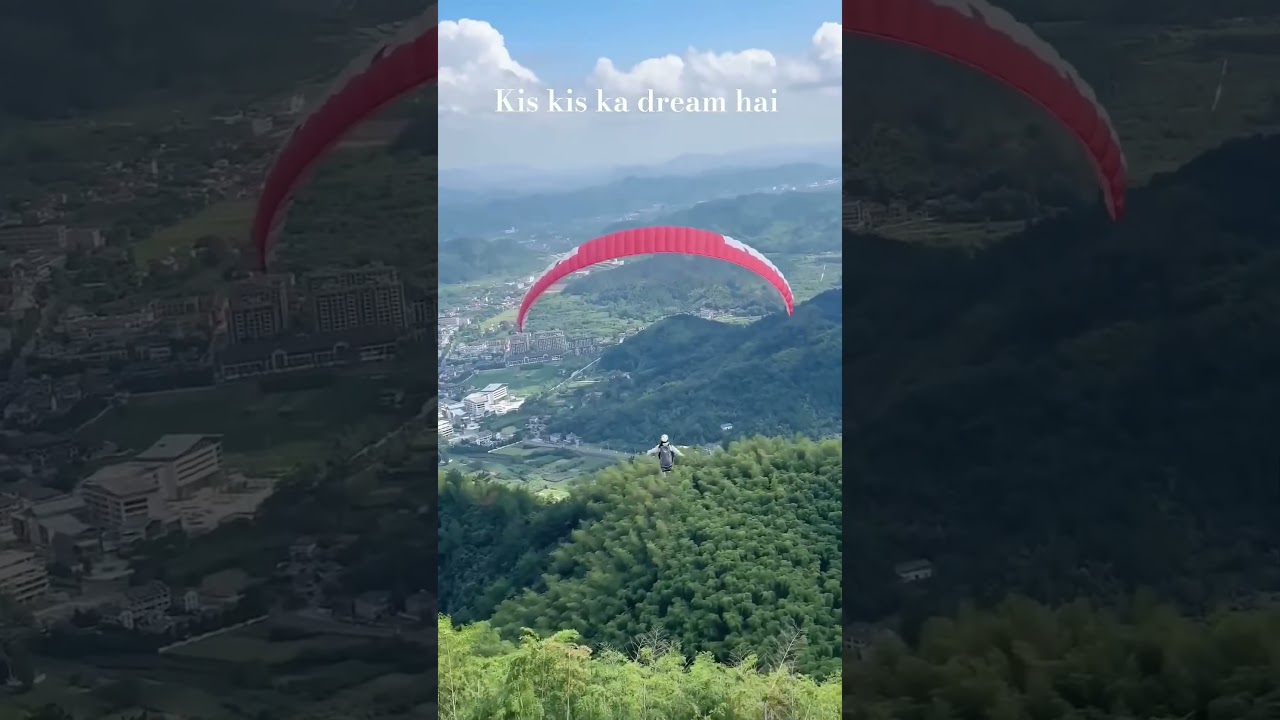 kis kis ka dream hai #skydiving # #paragliding #explore #youtubeshorts #tiktok #viralvideo