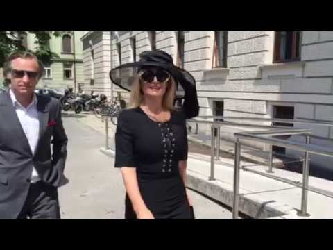 Helena Blagne na sodišču