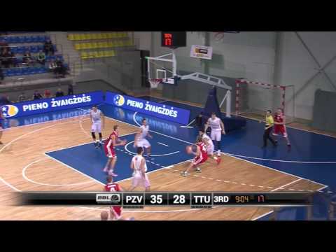 BBL: Pasvalio "Pieno Žvaigždės" - TTU 2016-10-12 rungtynių apžvalga