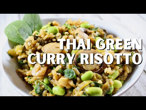 Instant Pot Thai Green Curry Risotto