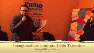 preview picture of video 'Inaugurazione Comitato Fabio Tarantino 10/01/2015'