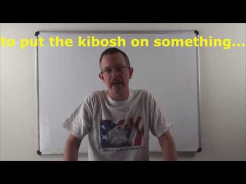 Learn English: Daily Easy English Expression 0756: to put the kibosh on something