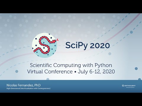 High Dimensional Data Visualization with Clustergrammer2 |SciPy 2020| Nicolas Fernandez