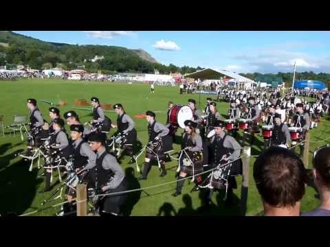 Massed Pipe Bands - Bridge of Allan Highland Games