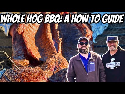 Whole Hog BBQ in a Cinder Block Pit: Smoky Perfection