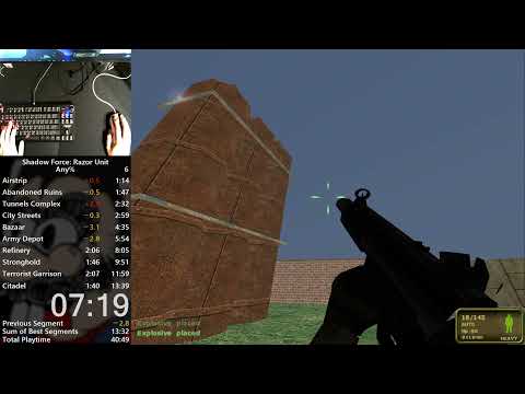 Shadow Force: Razor Unit - Any% - Speedrun (13:30)