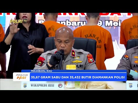 POLDA RIAU UNGKAP KASUS PENYELUNDUPAN NARKOBA JARINGAN INTERNASIONAL